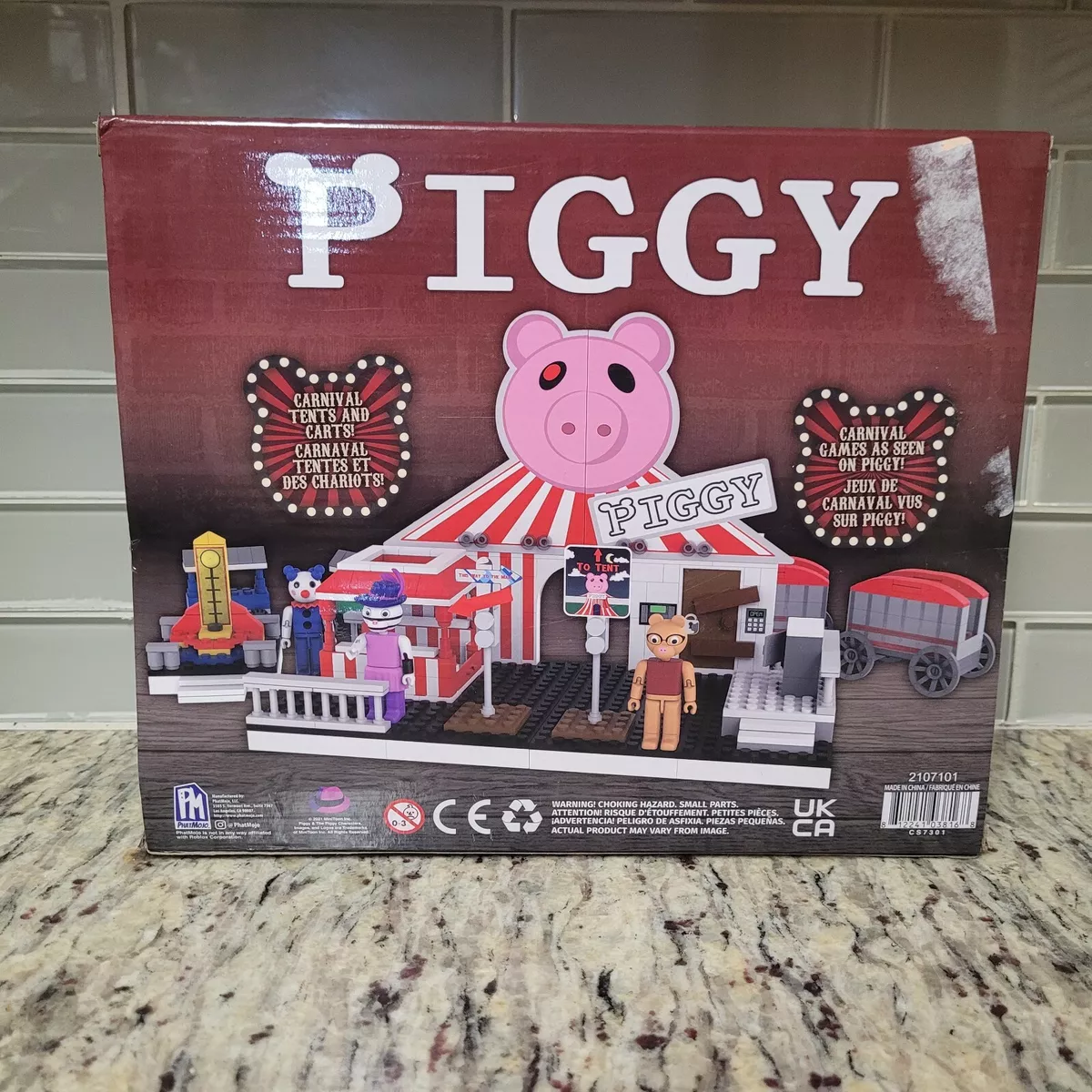 Roblox PIGGY Carnival Build Buildable Set 356 Pcs NEW DLC Code Figures  Included