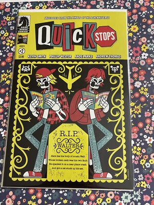 QUICK STOPS #2 KEVIN SMITH CHOGRIN DIA DE LA MUERTE VARIANT COVER B 2022 askew