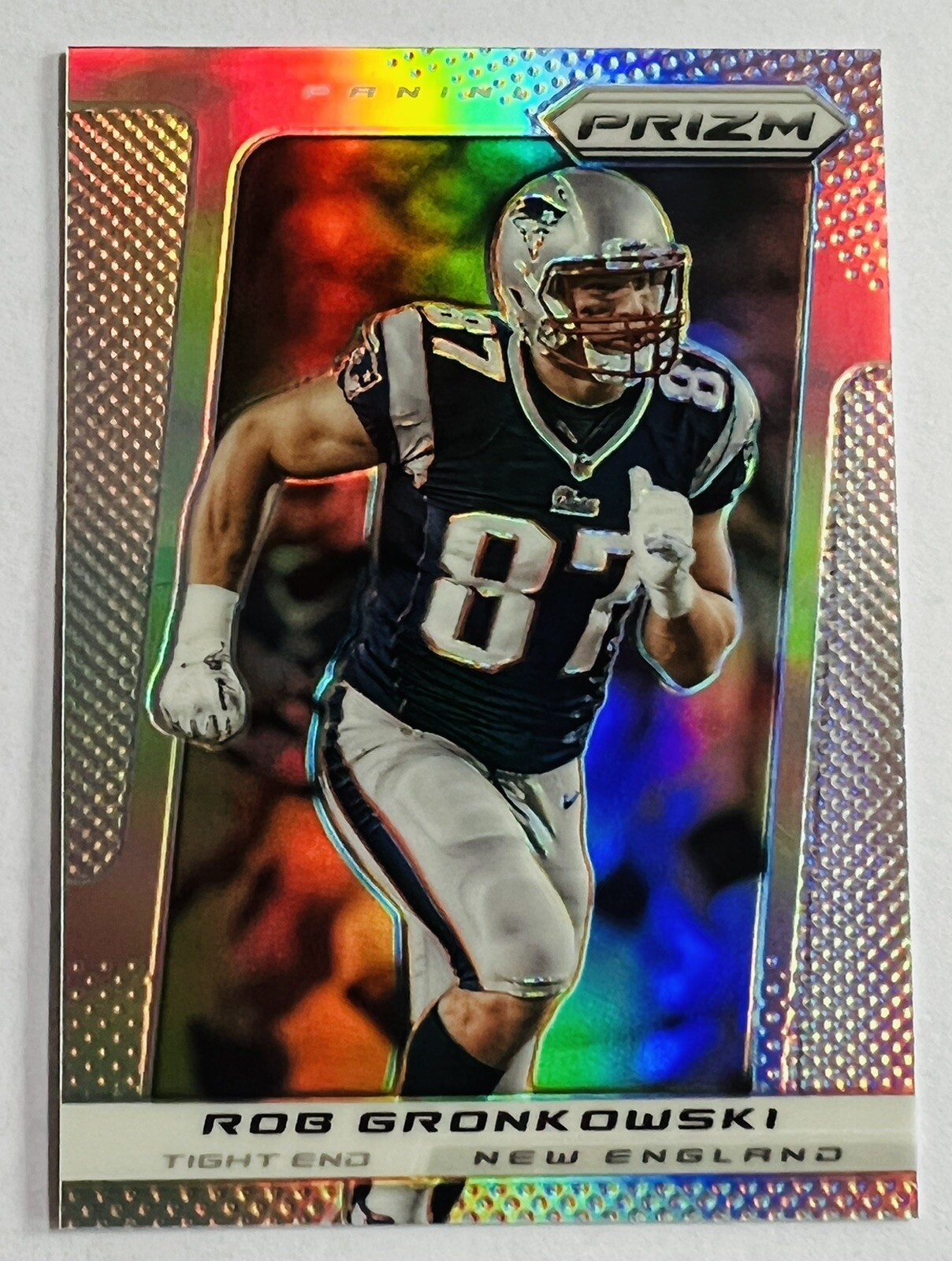 2013 Panini Prizm Rob Gronkowski Silver Prizm Patriots Buccs