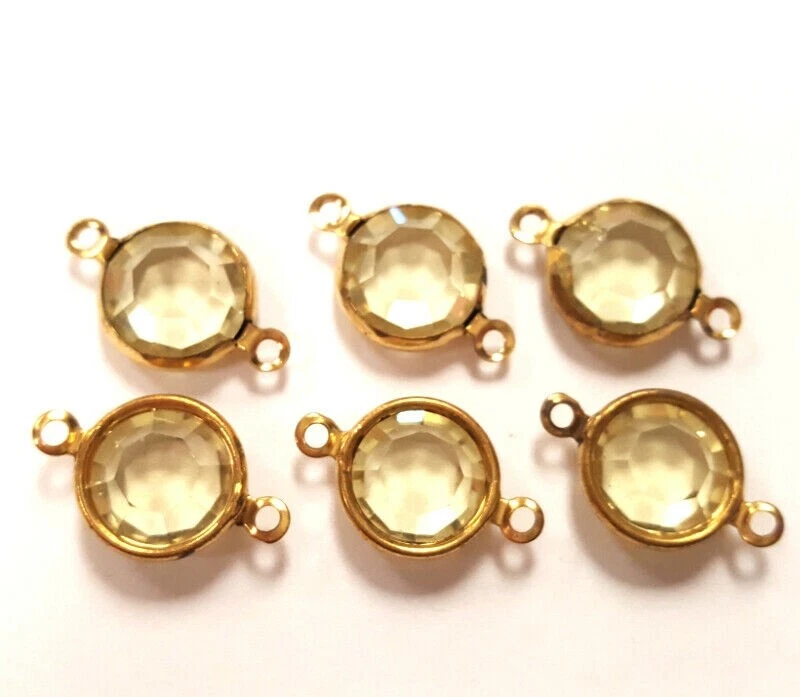 6 conectores de bucle vintage Swarovski Jewel 47SS canal 2 -7 colores que elijas J140 Foto 2 de 4