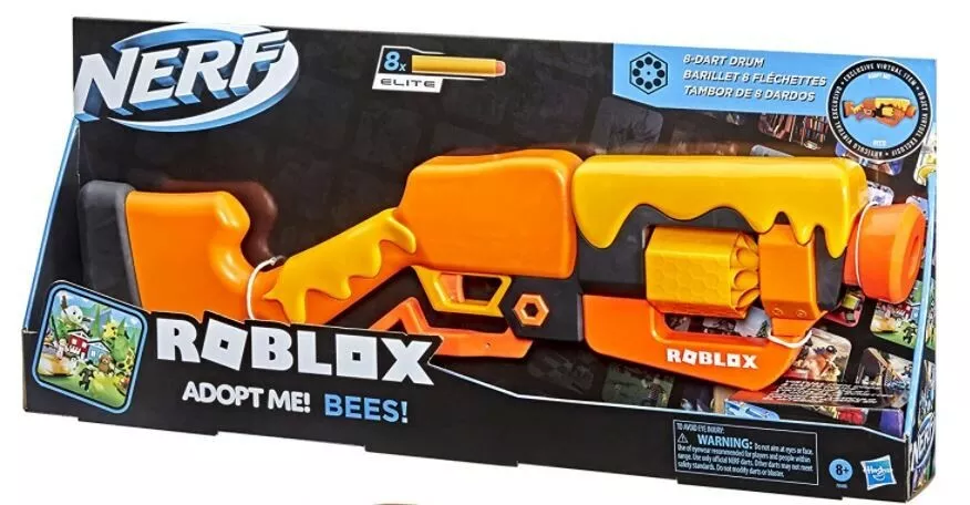 NERF Roblox Adopt Me!: BEES! Dart Blaster Gun (F2486) 195166126807