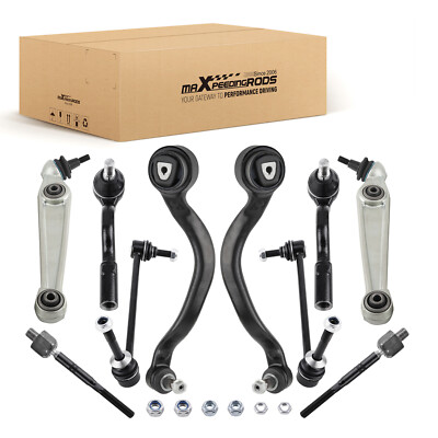 8x Front Lower Suspension Kit Wishbone Control Arm For BMW X5 X6 E70 E71 E72
