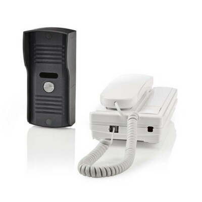 Interphone Filaire Nedis 2 Fils Avec Déverrouillage Et Unité Extérieure IP44 - 220V