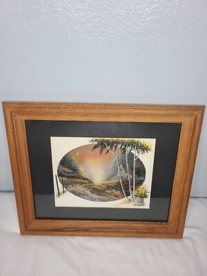 Framed Print 1982 Arthur A. Caplan Co. NYC L-7086 The Planter Litho In USA 