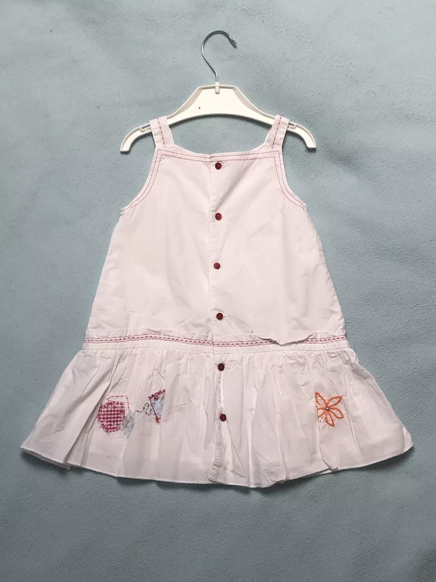 Catimini White Embroidered Summer Dress Girls Age 18 Months eBay