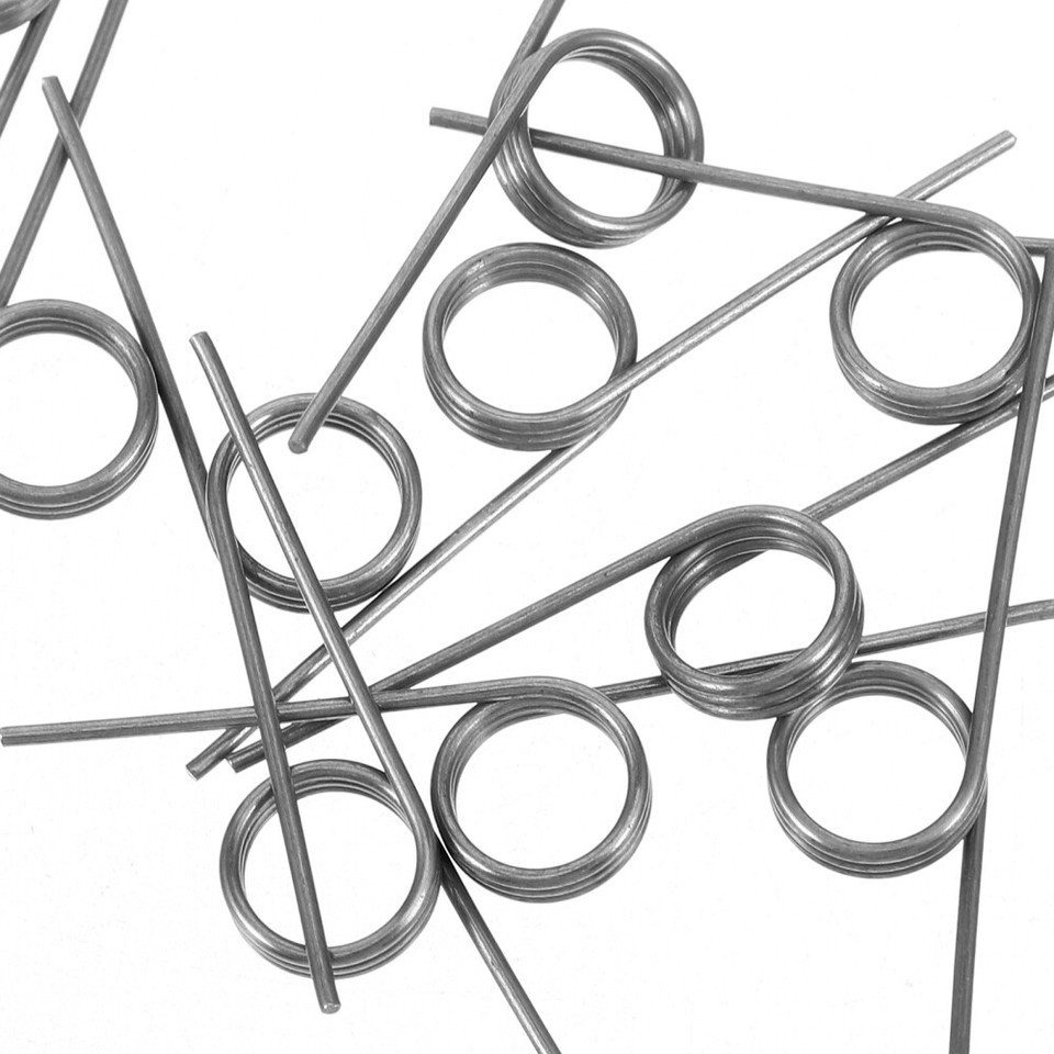 18Pcs Torsional Spring Replacement Small Spring Torsional Spring For Repair Garbage Bucket