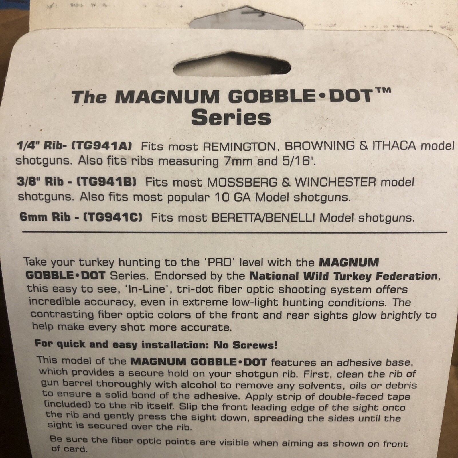 TRUGLO Magnum Gobble Dot Pro Mossberg Mossberg 3/8in Vent Rib Shotgun