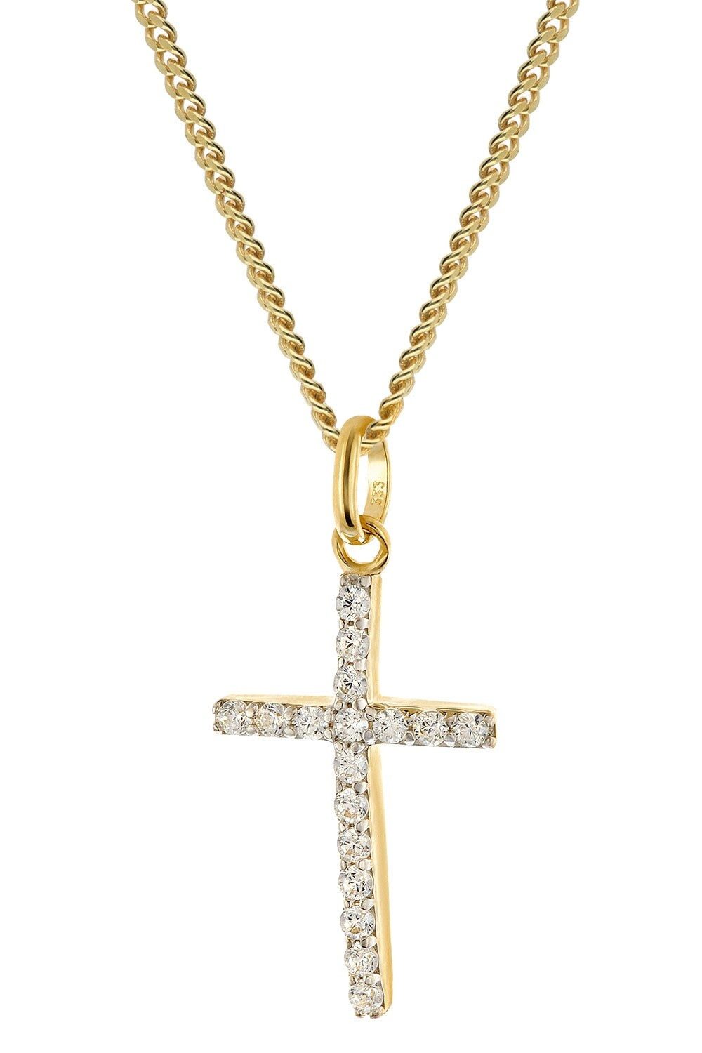 СВЕРКАЮЩИЙ Кройц-Анхенгерское золото 333 из циркония в серебряной оправе GL83 22990₽