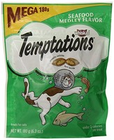 Whiskas Temptations Cat Treats (seafood Medley Flavor) 6.3 Oz, New, Free Shippin Whiskas Temptations Cat Treats (seafood Medley Flavor) 6.3 Oz, New, Free Shippin