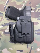 Black Kydex IWB CLAW Holster for Glock 26/27 Streamlight TLR-6