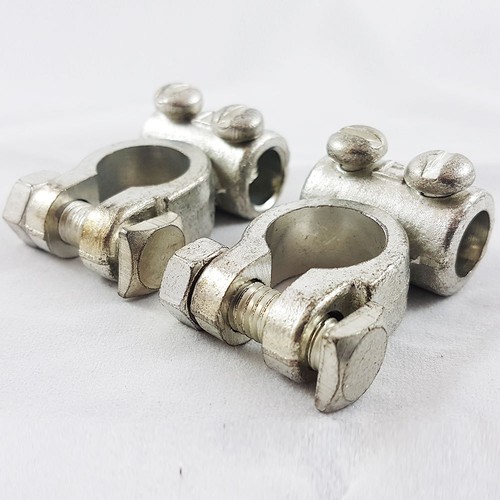 Car Battery Terminals Heavy Duty Screw Type 11mm for 60mm Positive Negative - Picture 6 of 6