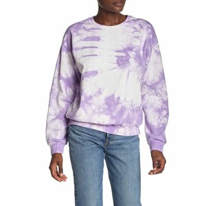 tie dye purple sweatshirt