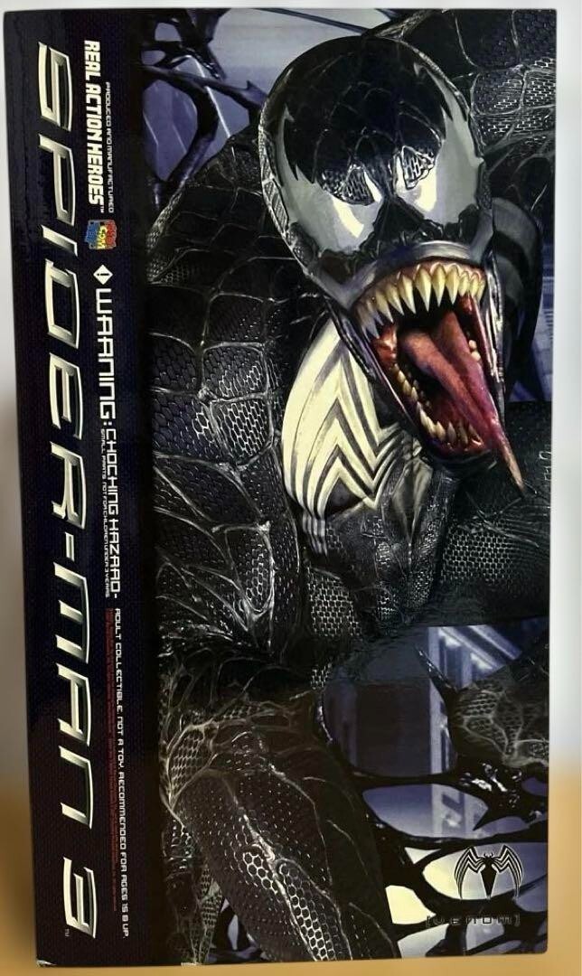 【希少】リアルアクションヒーローズ スパイダーマン3 Medicom RAH Real Action Hero Spider-Man 3 Venom Figure Venom 1/6