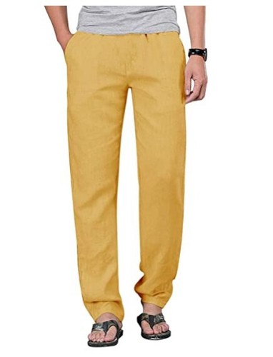 Cotton linen Pants Male Quick Dry Breathable Casual Comfortable Sizes M/L - 第 16/17 張圖片