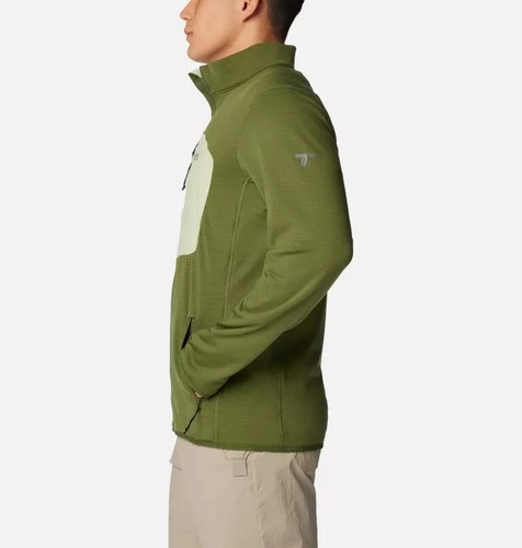 Chaqueta Para Hombre Columbia Titanium Triple Canyon Grid Cremallera Completa Cantimplora Salvia Talla XL - Imagen 3 de 9