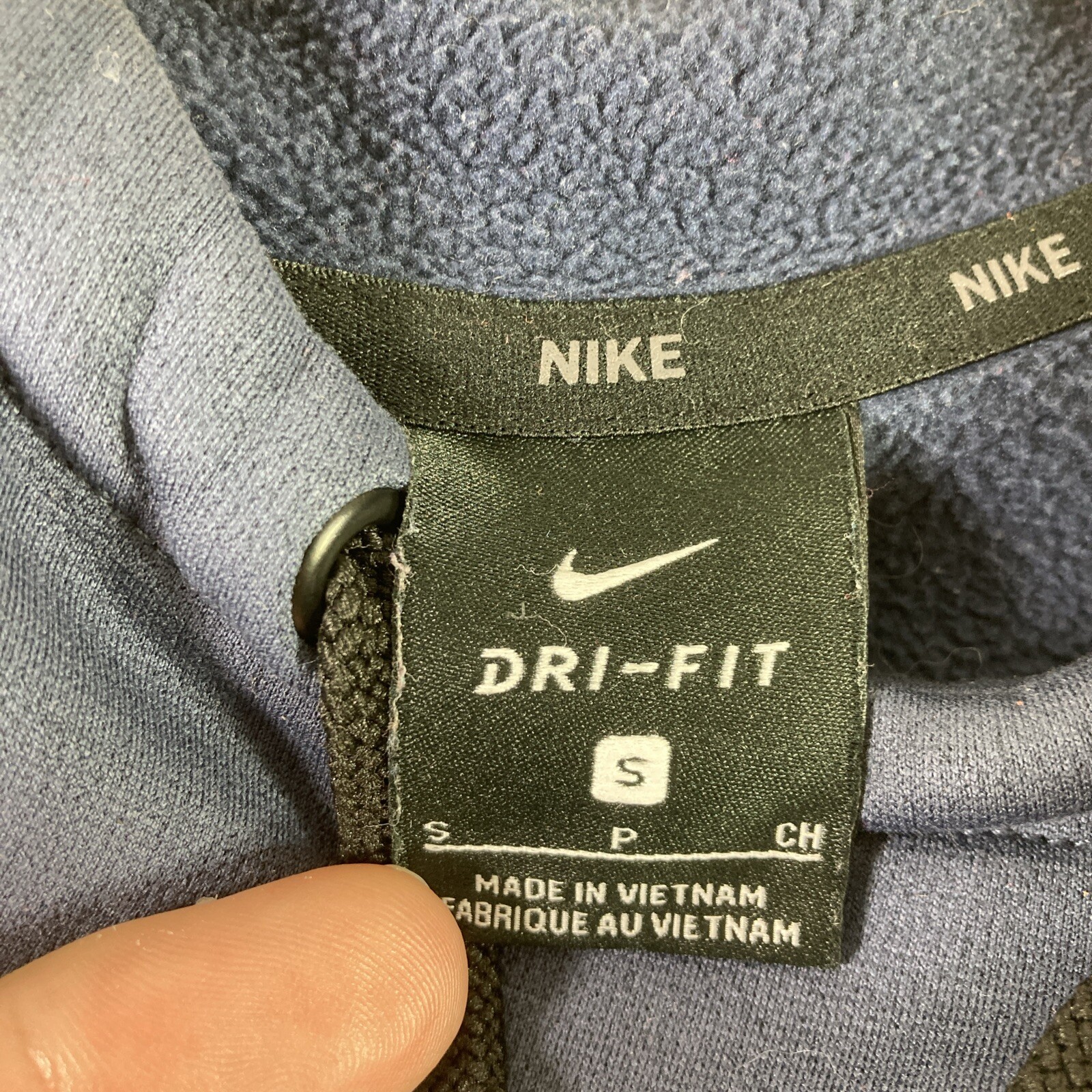 Nike Hoodie Sweatshirt Adult Small Blue Dri-Fit Casual Outdoors Sports READ thumbnail 9