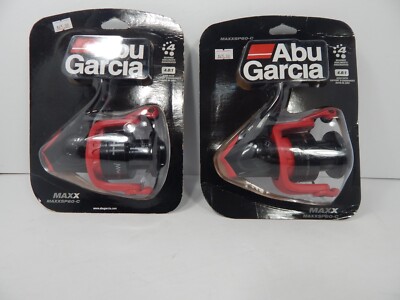 2) ABU-GARCIA MAXXSP60, Spinning Reel, 4.8:1, Drag 20lb, 20/200yd