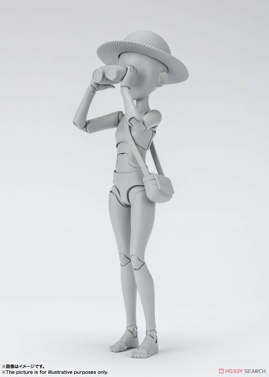 S.H.Figuarts Body-chan -Ken Sugimori- Edition DX SET (Gray Color Ver.) Approxima