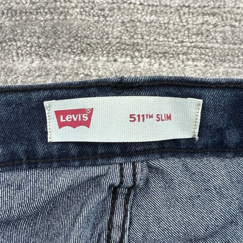 Levis 511 Jeans Size 12 Reg W26 L26 Boys Blue Medium Wash Blue Denim - Picture 4 of 11