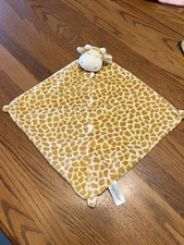 Angel Dear Giraffe Lovey Security Blanket Plush Brown Yellow Baby Lovie
