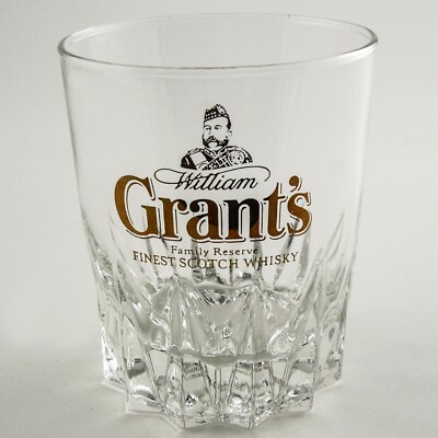 William Grant's Finest Scotch Whisky Crystal Tumblers - SET of 6 VINTAGE. 