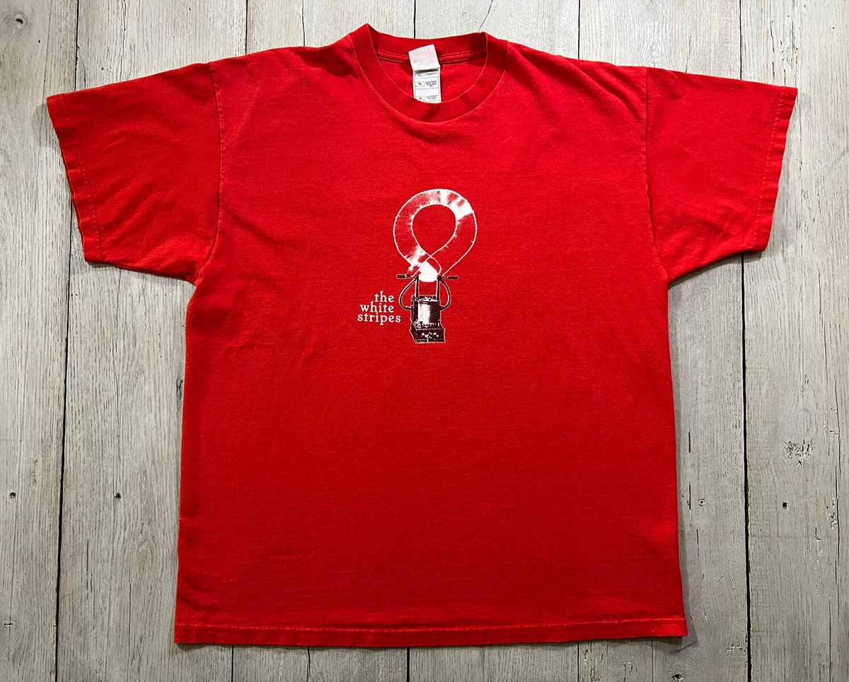 the white stripes band t shirt