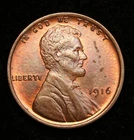 1916 Lincoln Wheat Cent  UNC+