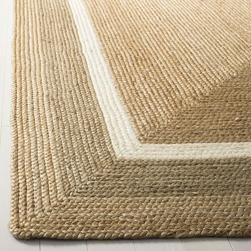 Rug 100% Natural Jute 60x90 Cm Runner Reversible Home Living Carpet Area Rug - Picture 3 of 6