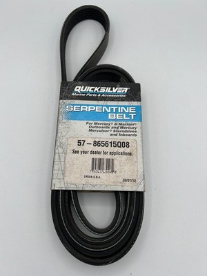 MerCruiser 57-865615Q08 OEM Serpentine Belt for V6 V8 350-377 MAG 5.0L