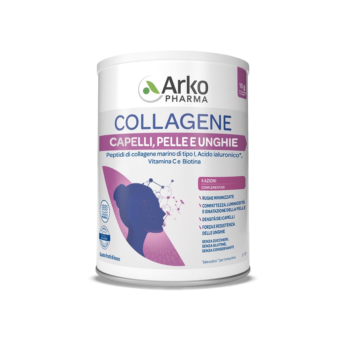 Arkopharma Collagene Polvere 260g | Offerta Bellezza Capelli Pelle Unghie