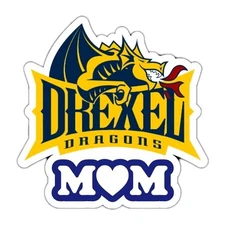 Drexel University Car Magnet Mom NCAA Football Die Cut Laminated