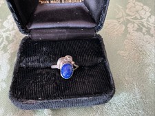 Carolynn Nez Navajo Sterling Lapis Ring…size 5.5…