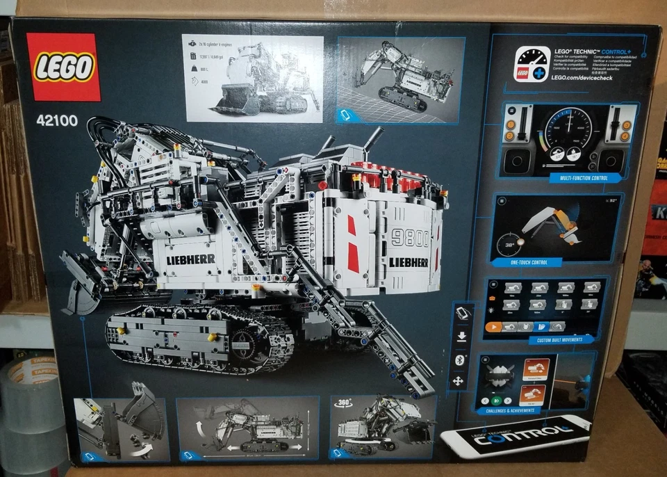 Lego Technic  Liebherr R 9800 Excavator (42100)  New & Sealed - Image 4 of 4