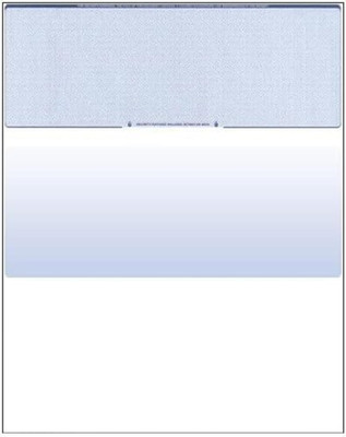 Blank Check Paper - 500 Pack - Computer Security Business Checks, Quickbooks & L