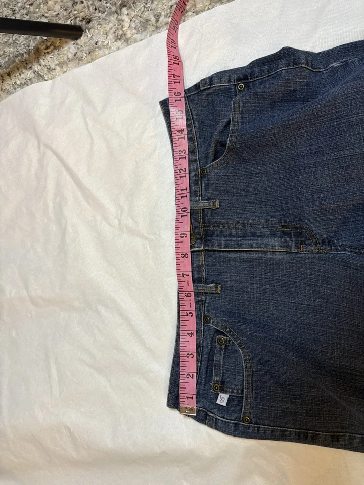 Pantalones de mezclilla Bobby Brooks elásticos corte bota para mujer 12 lavado oscuro Foto 3 de 4