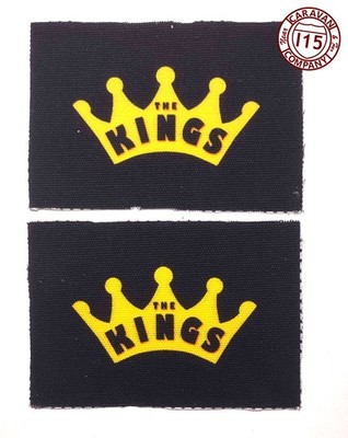 FNV The Kings Gold Printed Patches Cotton Sew-on