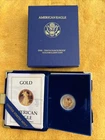 American Eagle One-Tenth Ounce Proof Gold Bullion Five Dollar Coin OGP