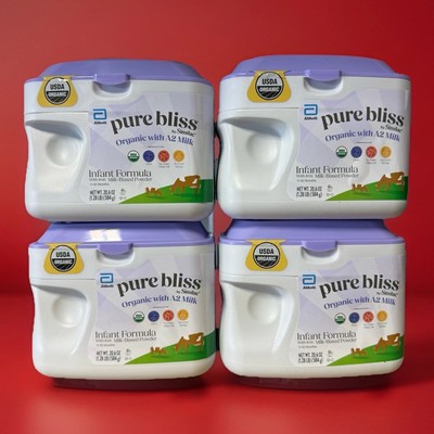 4 Pure Bliss Similac Organic A2 Milk Infant Baby Formula 20.6 Oz EXP 01/26 LOT !
