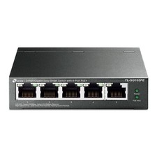 TP-Link TL-SG105PE 5-Port-Gigabit-Easy-Smart-Switch mit 4 PoE+-Ports Schwarz