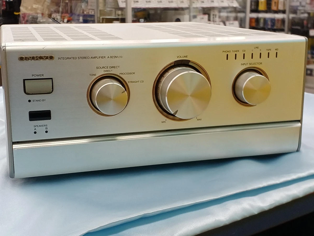 Ampli Stéréo Vintage Onkyo A9210 (modèle R1) - À Réviser - En L'état - Pièces Ou Restauration