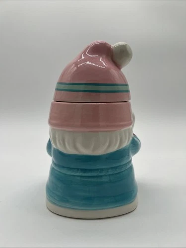 Martha Stewart Gnome Snow Day Snowboarding 2 Wick Candle Jar Winter image 3