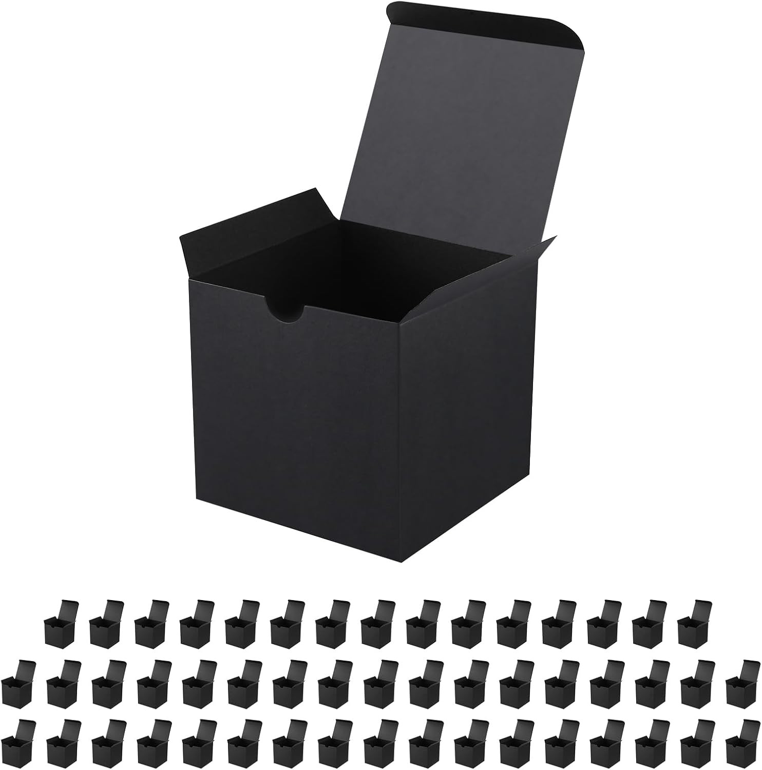 Es 2x2x2 Inches, Matte Black Gift Boxes Bulks For Mother's D