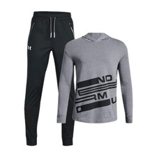 Under Armour Youth Medium Pennant Joggers  Wordmark Hooded LS Tshirt Outfit