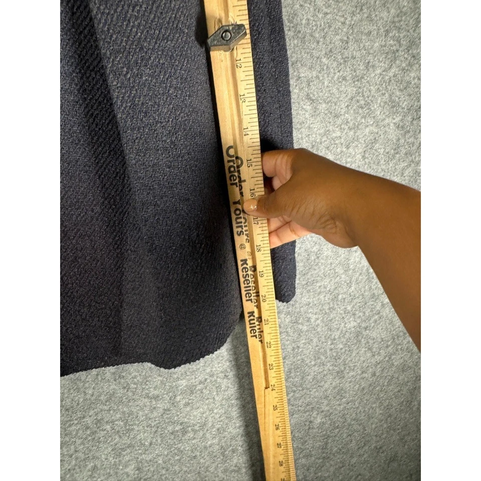 Ann Taylor 裙子女式 2 蓝色打褶职业办公室商务专业 — 第 4/4 张图片