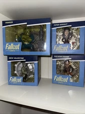 Fallout Loot Crate Lot - 4 Figures - Fawkes, Danse , Nick, Piper - NIB
