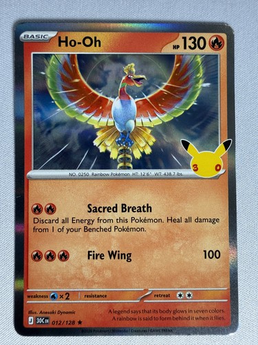 Pokémon TCG Ho-Oh 12/128 ME: 30th Celebration  *Near Mint*