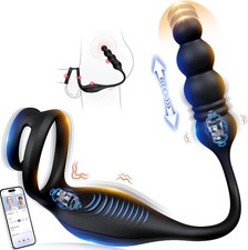 Rhythmic 4 Thrusting Prostate Massager Sex Toy for Men, Anal Plug (open box)