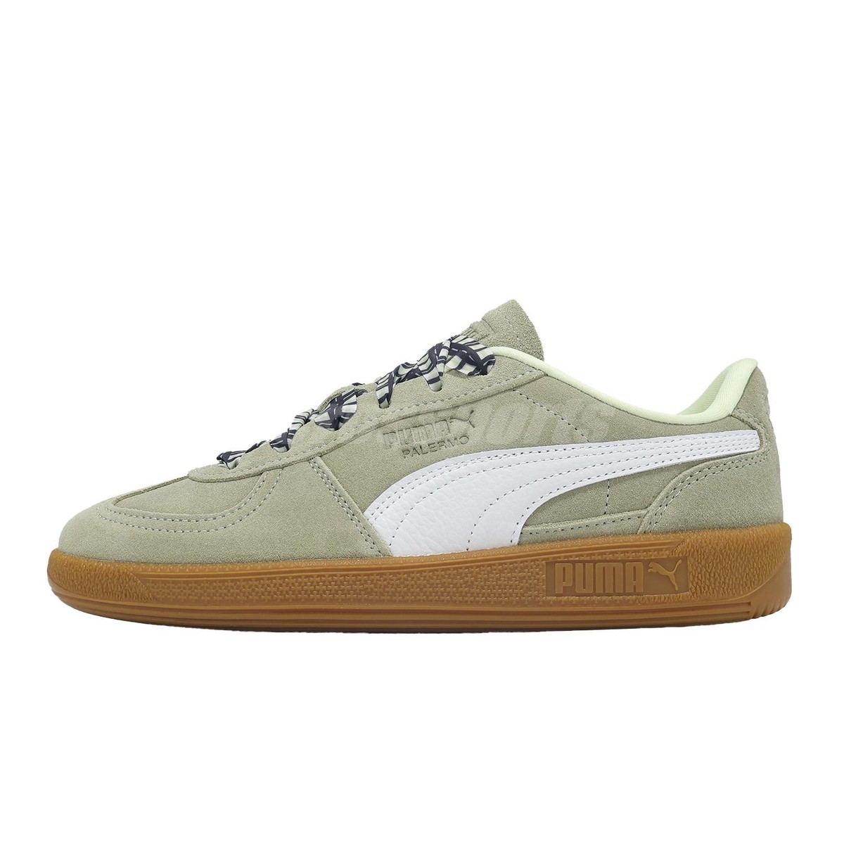 Puma Palermo Laces Wns Lux Army Gum Women Casual Lifestyle Shoes
