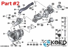 Original BMW Turbolader 11658516124