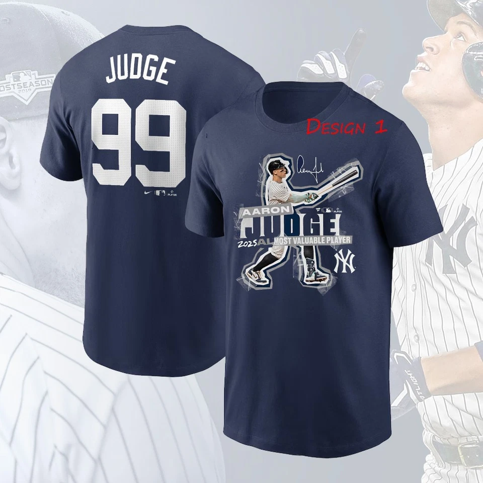 HOT - Aaron Judge New York Yankees 2025 American League MVP Name & Number Gift - Image 3 of 4